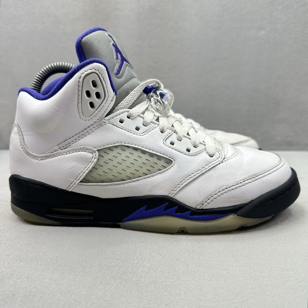 Womens 7 / 5.5Y Nike Air Jordan 5 Retro Dark Concord Shoes 440888-141 Sneakers